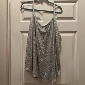 torrid Silver Sequin SZ 2 Cami NWT